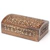 Floral Mango Wood Box 8" x 5"
