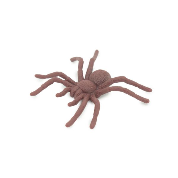 Spider Toy Rubber Spider Brown, Realistic Model Spider, Gift, 2" US19 B44