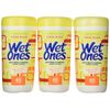Wet Ones Antibacterial Hands Wipes, Citrus 40 Each (Value Pack of 3)