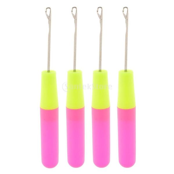 Micro Crochet Hook Set Hair Braiding Latch Hook Beauty Supplies Dreadlocks Locks Knitting Needles 4 Pieces