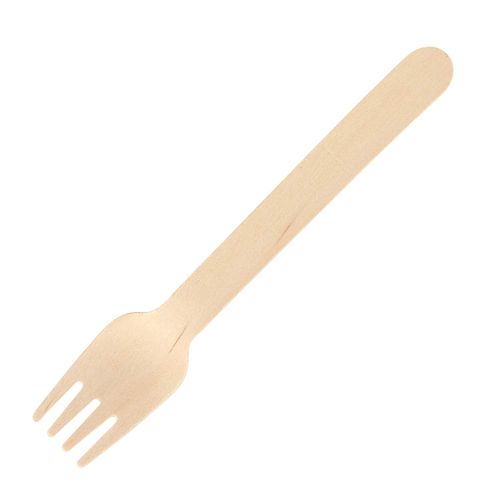 Daikoku Industrial Co., Ltd. Wooden Forks, 100 Pieces (16.5 cm)