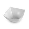 EMI Yoshi Disposable Plastic White Square Serving Bowls, 8 oz, 48 Count