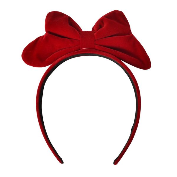 Bow Headband Headbands for Women Girls Headbands Hairband Headwear for Birthday Valentines Christmas Gifts Fashion Halloween Party Cosplay Costume Accessories Gifts 1pcs Large Red Bow Headwraps