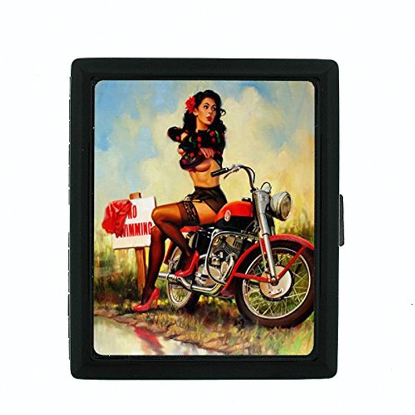 Vintage Retro Sexy Bridesmaid Party Cigarette Case Pin Up Girl-181