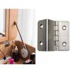 2PCS Three Fold Retro Shutter Hinge,Half-Surface Chest Hinges,Folding Butt Door Hinges,15mm Splint