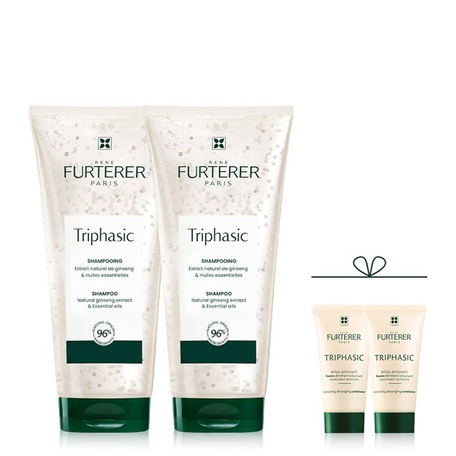 [Rene Furterer] Triphagic Scalp Intensive Nutrition Ampoule Shampoo 200ml Duo (+60ml additional gift)