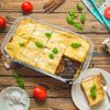 NUTRIUPS Small Glass Baking Dish for Oven, 1L Rectangular Lasagne Dish, Ovenproof Roasting Dish