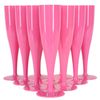 ProductPro 20 x Pink Plastic Prosecco Flutes, Biodegradable 175ml Capacity
