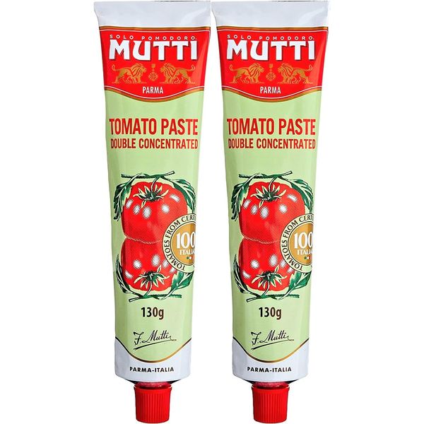 Mutti Mutty Tomato Paste 4.6 oz (130 g) x 2 Bottles