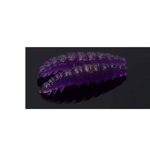 Libra Lures Larva Cheese 4.5 cm 020 Purple with Glitter