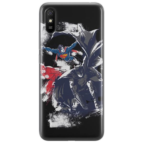 ERT GROUP mobile phone case for Xiaomi REDMI 9A original and officially Licensed DC pattern Justice League 002 optimally adapted to the shape of the mobile phone, case made of TPU