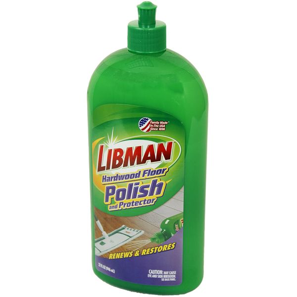 Libman 2067 Hardwood Floor Polish and Protector with Squeeze Bottle 32 oz