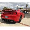 For Chevy Camaro Glossy Black w/Red Rear Bumper Fin Canard Splitter Diffuser