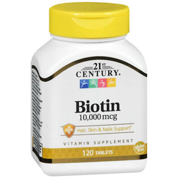 21ST CENTURY BIOTIN 10000MCG TABLET 120CT