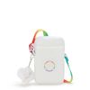 Kipling Tally Pride Crossbody Phone Bag Gradient White
