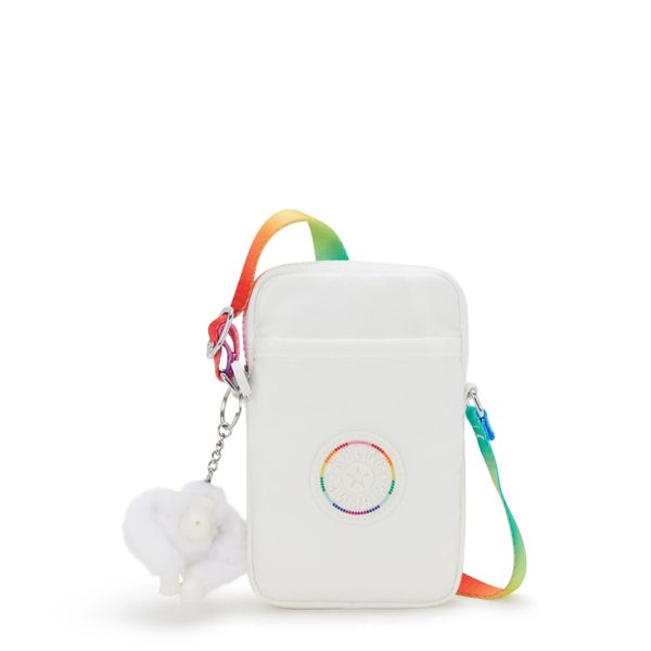 Kipling Tally Pride Crossbody Phone Bag Gradient White