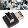 Ejoyous USB Front Panel Adapter, USB 3.1 Type E Adapter Header Computer Motherboard 90 Degree Right Angle Adapter (PH74A)