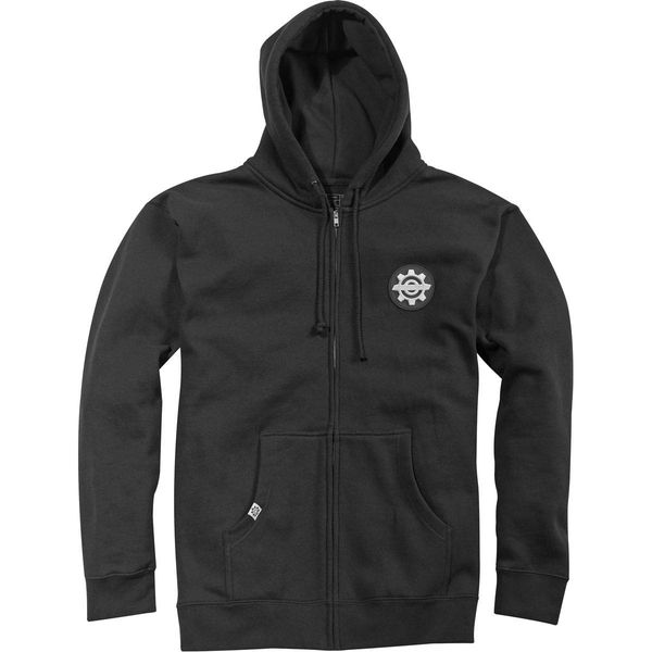 Firstgear Zip Hoody (Medium) (Black)
