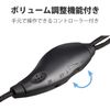 erekomu Headset Microphone USB Binaural Headset Overhead 1.8 m