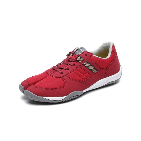 Margo SPJOG3 Tabi Type Shoes, Training, Fitness, Running, Barefoot, Sports Jog III, Unisex, Adult, red (burgundy)