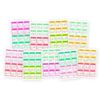 Simple Stories Planner Essentials Mini Stickers, Paper, Multi-Colour, 12.44 x 16.76 x 0.45 cm