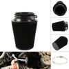 2PCS 3"76mm High Flow Inlet Dry Air Filter Cold Air Intake Cone Replacement