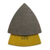 3" Triangular Diamond Grinding/Polishing Pads for Oscillating Multi-Tools, 3mm Segment Height, Electroplated, 120 Grit