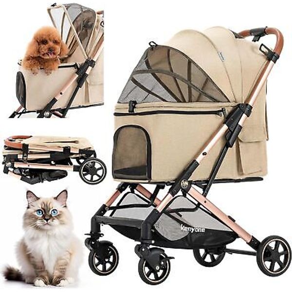 Medium Dog Stroller, Pet Stroller for Medium Dogs up to 55 lbs