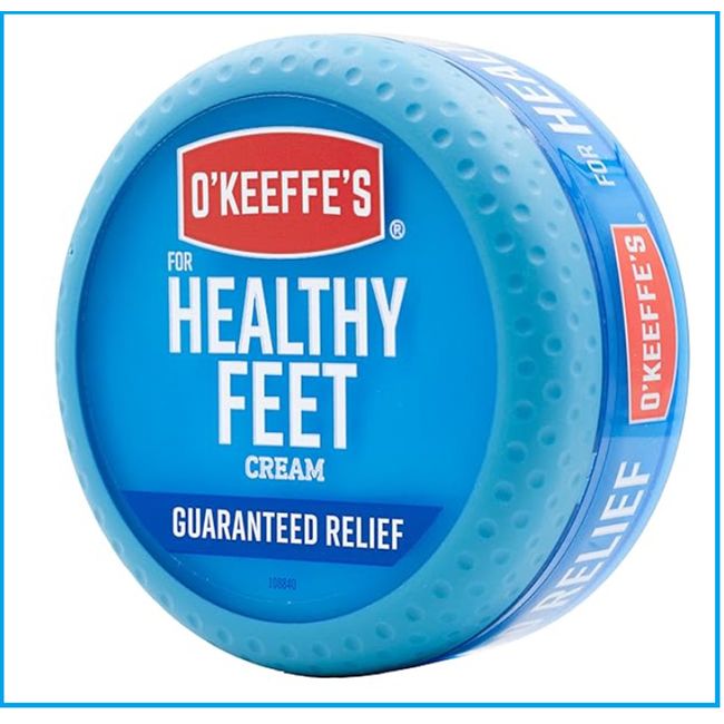 O'Keeffe's Healthy Feet Foot Cream, Extremely Dry & Cracked Hands, 3.2 ounce Jar