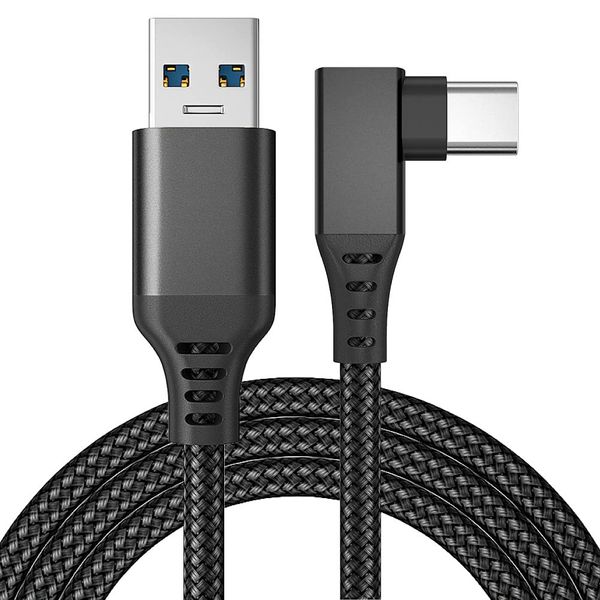 Taoke Charging Cable compatible with Oculus Quest and Quest 2 Headse, Quest 2 Transfer Data Cable Link Cable (5M USB to Type-c)