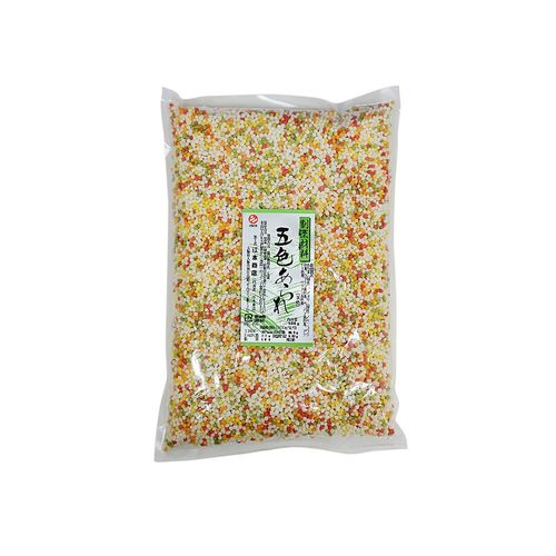 Emoto Shoten Japanese Bubu-Aare (Goshiki Arare), Rice Sweets, 17.6 oz (500 g)