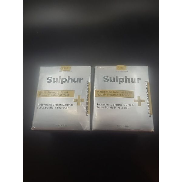 Lot Of 2 RHRI Sulphur Extra Strength Bond Repair Treatment Mask 8.45oz Each