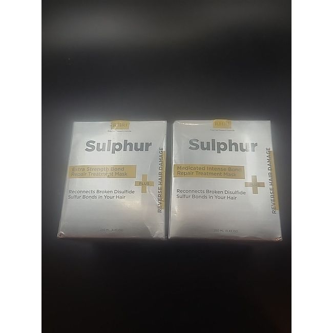 Lot Of 2 RHRI Sulphur Extra Strength Bond Repair Treatment Mask 8.45oz Each