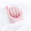 24 Pieces Bride Nail Art False Nails 3D Decoration Pink Beautiful Nuance Nails