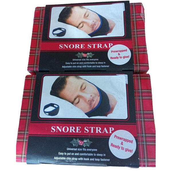 Anti Snore Chin Strap Snoring Solution Effective Anti Snoring, Breathable 2pks