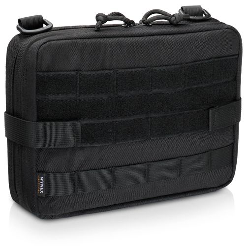 WYNEX Tactical Admin Molle Pouch, Medical EDC EMT Utility Bag Shell Design Attachment Pouches Hiking Belt Bags
