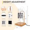 Candle Warmer Lamp with 3 Bulbs, Adjustable Height Dimmable Candle Warmer wit...
