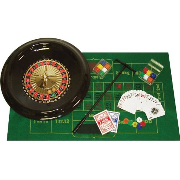 Trademark Poker 16 Inch Roulette Set with Accessories Multi