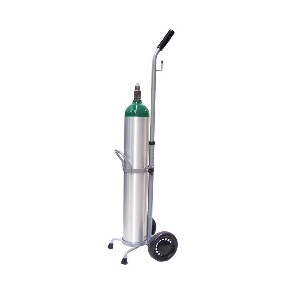 Single Cylinder D/E Oxygen Cylinder Cart