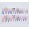 Nail Tips 24pcs Butterfly Clouds Long Fake Nails Make You More Nice For Wedding,Party,Holiday,Dating,Prom,Daily Life
