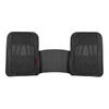 Black Motor Trend "Wing Runner" Full Width Heavy Duty Front Car Floor Mat Liner
