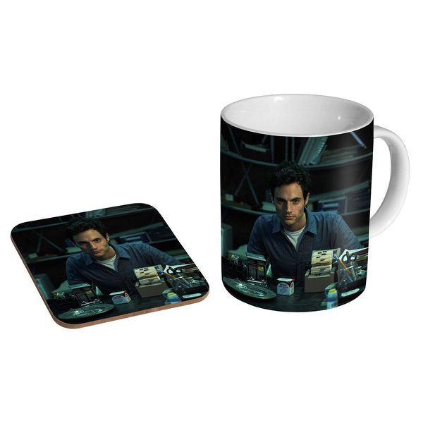 You Series Joe Goldberg Ceramic Coffee Mug + Coaster Gift Set …