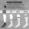 LEAKDRY Waterproof Socks,3 Layer Hiking Windproof Breathable,Ankel Socks,Unisex (US, Alpha, Small, Regular, Regular, Black Gray)
