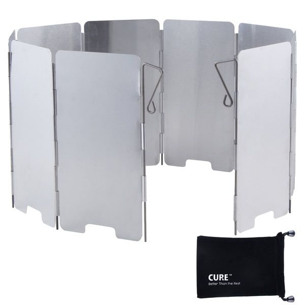 Cure (Cure) Wind Screen Windscreen (Unfolded: 135 × 650 mm) Only Bag with Silver Cure – WS – Small