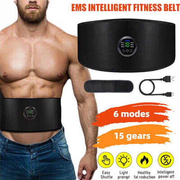 EMS Massager Abdominal Back Full Body Muscle Stimulator Pain Relief Device Smart