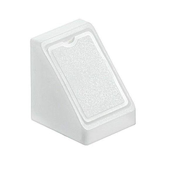 Corner Connecting Shelving Blocks Shelf Support Bracket Plastic Plinth Fixing White x10