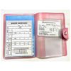COLLECT CP-41V-PI Medicine Notebook Case, Antibacterial Type, Pink