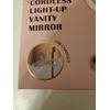 LED Lighted Cordless Makeup 7" Mirror~Adjustable Brightness Settings (NIB) Gift