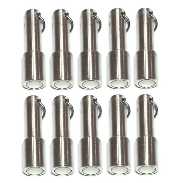 Test Magnet Keychain Bulk Pack 10 Pcs Scrap Metal Recycling 10 lbs 4kg KM03