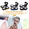 Men Electric Shavers Replacement Heads, 5 Heads Beard Replacement Blade Razor Replaceable Alternate Floating Washable Blade Trimmers Head (Black)